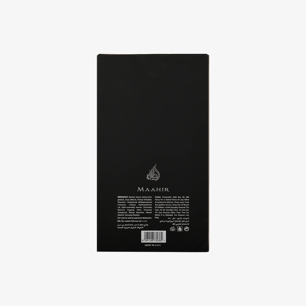 Lattafa Maahir Black Edition Eau de Parfum 100 ml – Unisex Amber Spicy Signature