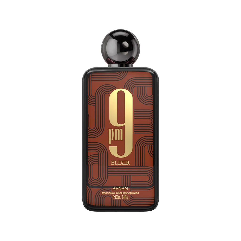 Afnan 9PM Elixir Extrait Eau de Parfum 100 ml – Warm Spicy Unisex Fragrance