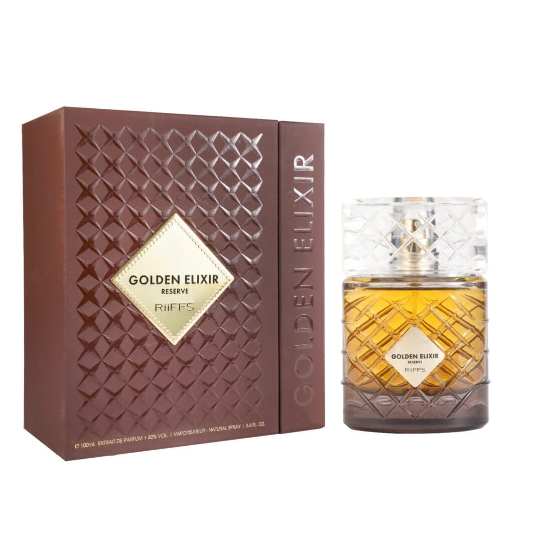 Riiffs Golden Elixir Reserve Eau de Parfum 100 ml – Warm Spiced Gourmand Unisex
