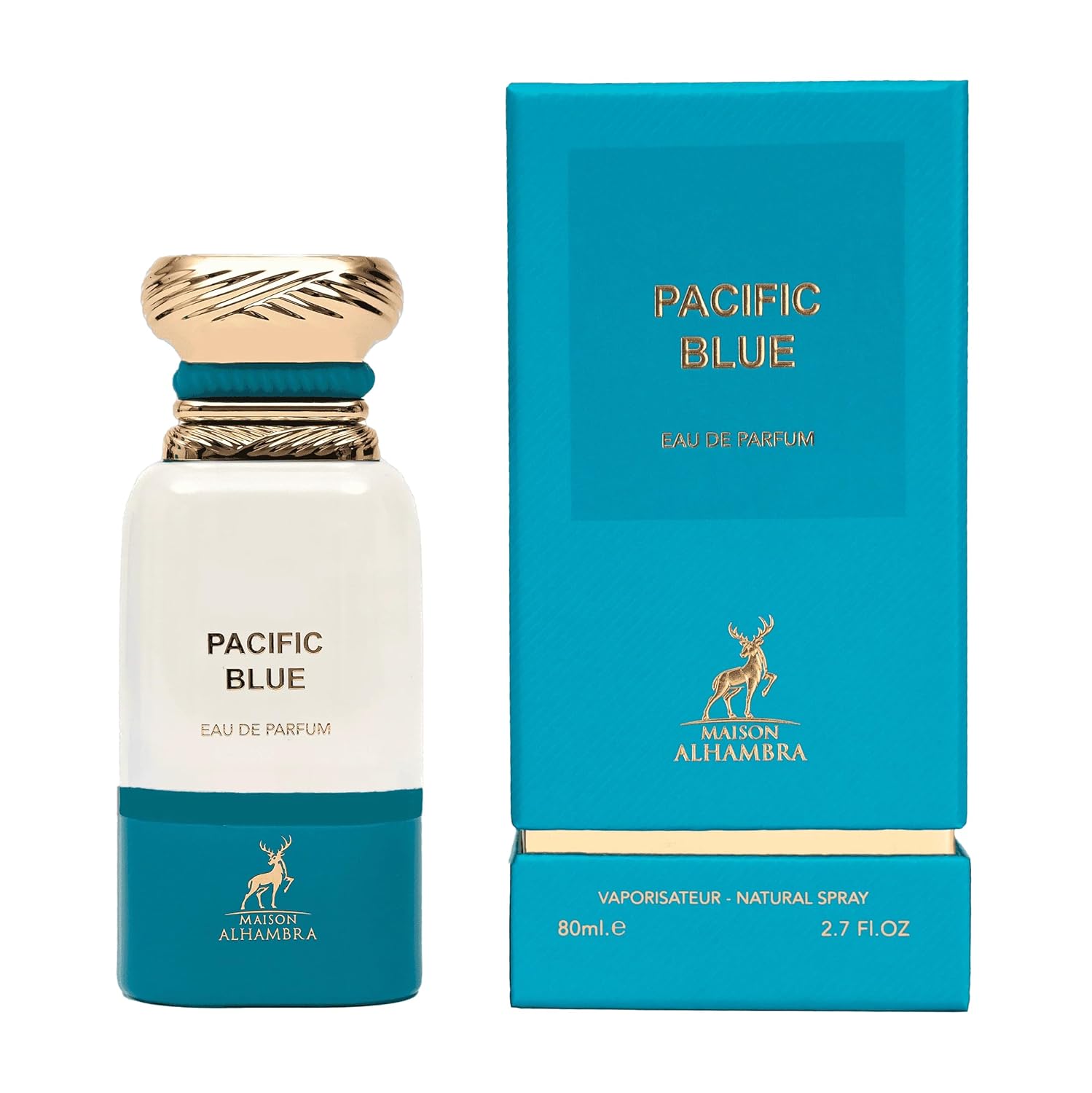 Maison Alhambra Pacific Blue Eau de Parfum 80 ml – Fresh Mediterranean Citrus Aromatic