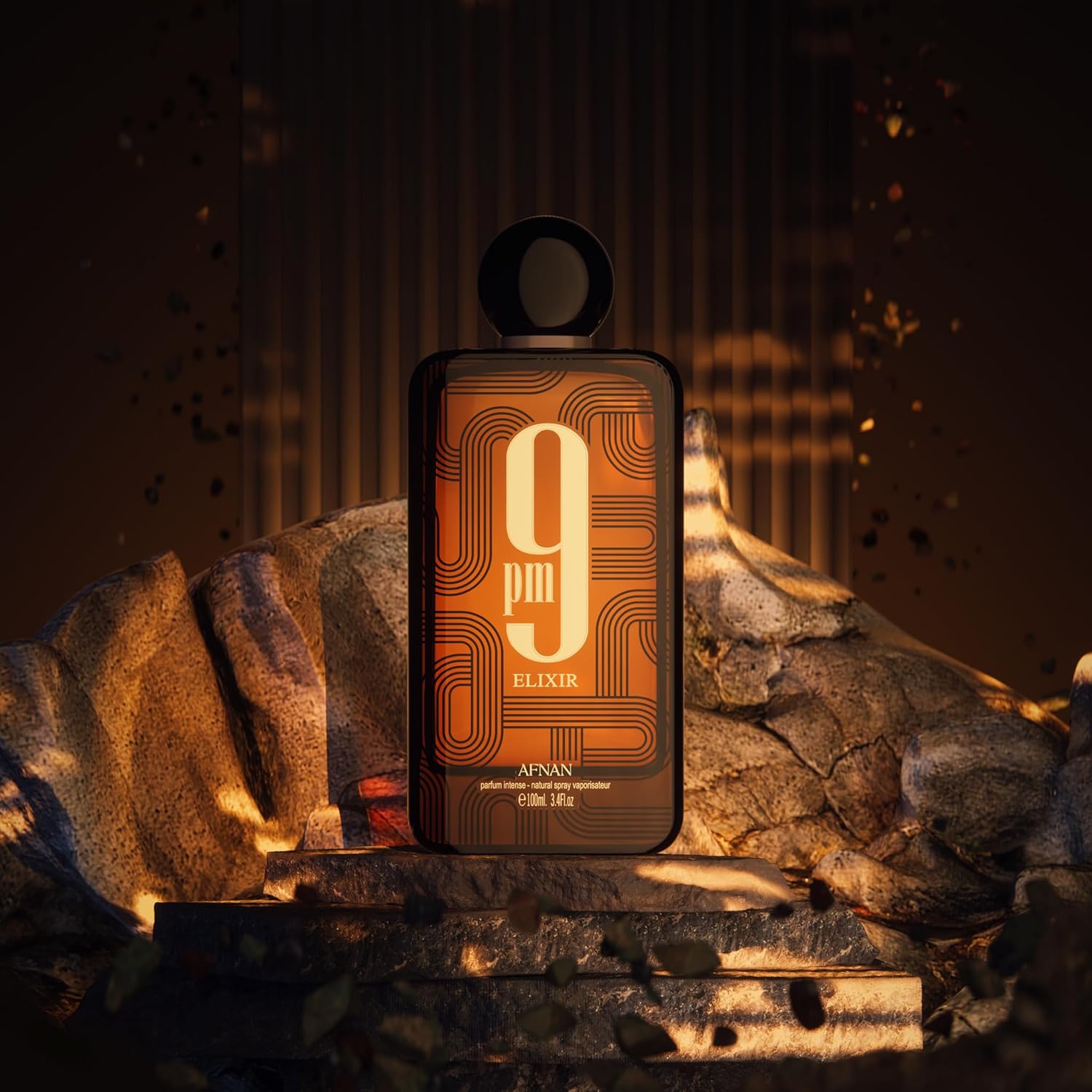 Afnan 9PM Elixir Extrait Eau de Parfum 100 ml – Warm Spicy Unisex Fragrance
