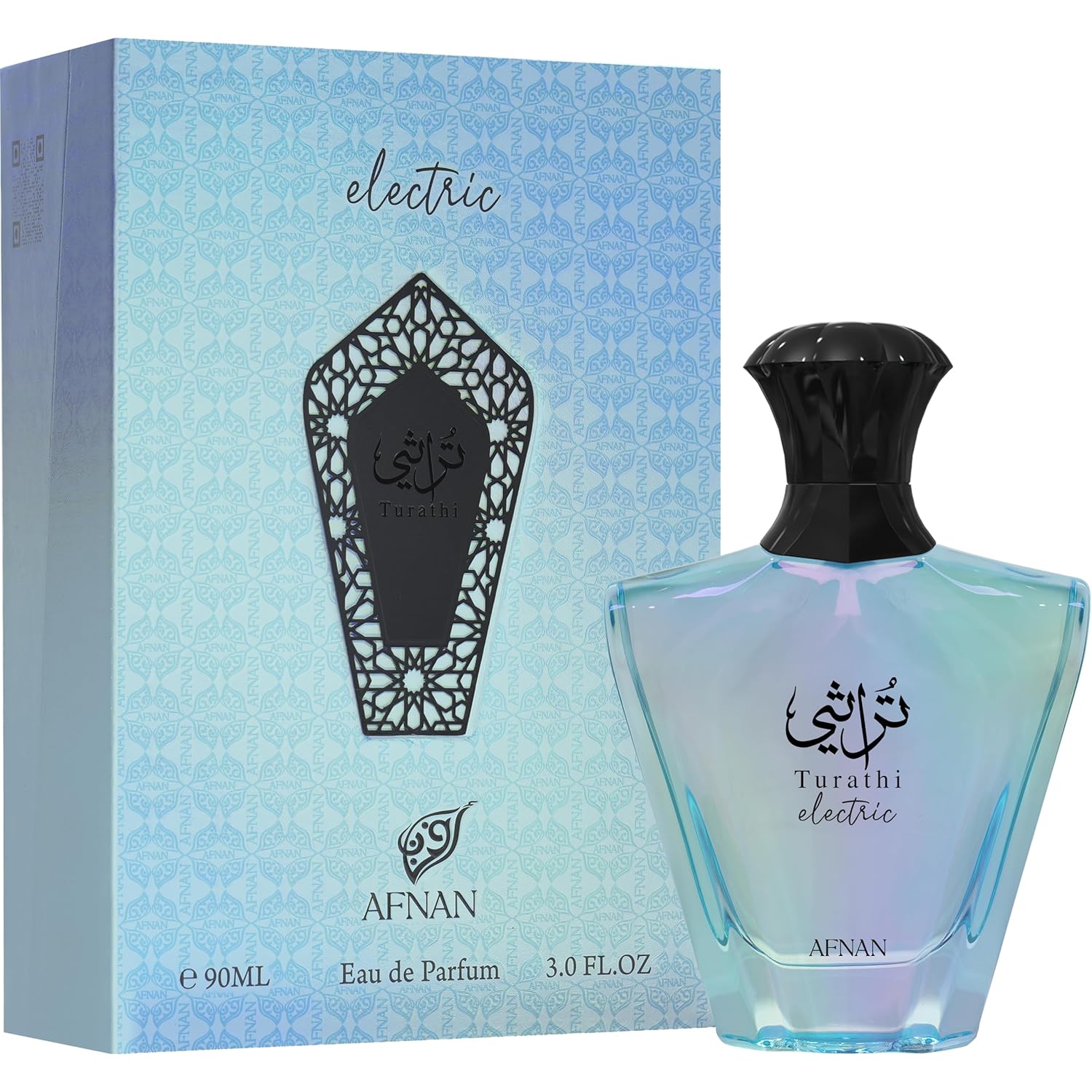 Afnan Turathi Electric Eau de Parfum 100 ml – Vibrant Citrus Woody Unisex Scent